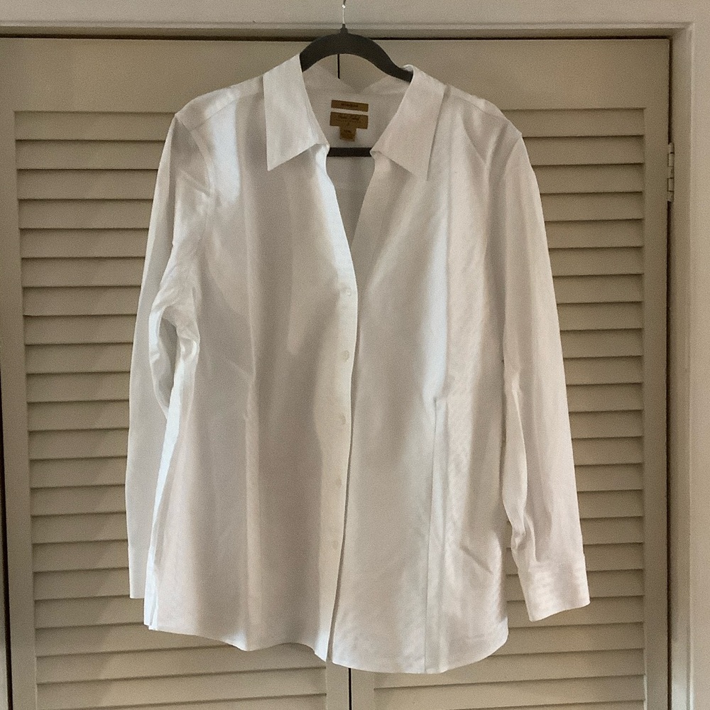 Classic White Button Down Shirt